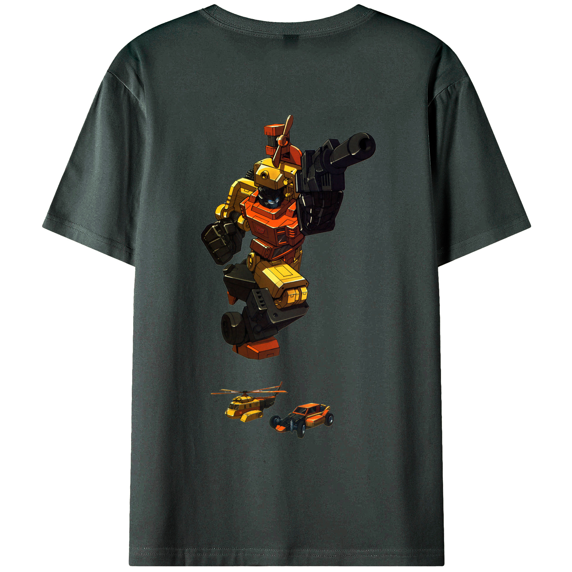 （画像用）  綿100％ メンズ半袖Tシャツ（バックプリント） 通気性